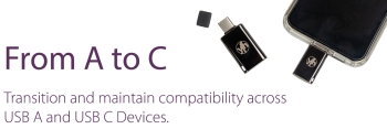 Header for USB-A to C featuring Saturn Type C 