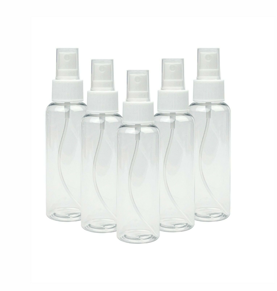 100ml Empty Plastic Bottles (Pack of 100 Bulk)