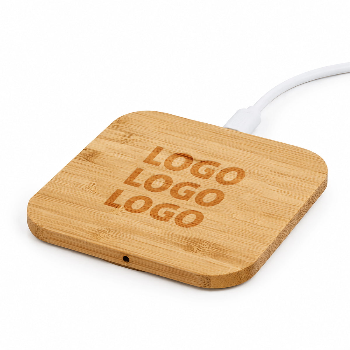 Bamboo Square Wireless Charger