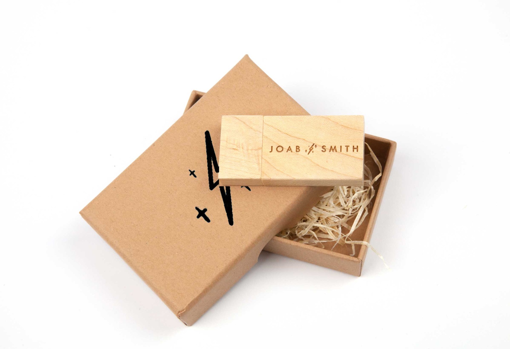 Woodland USB & Eco Kraft Box