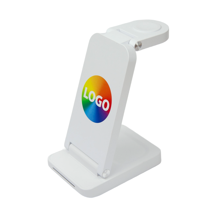 3 in 1 charging station with your logo branded