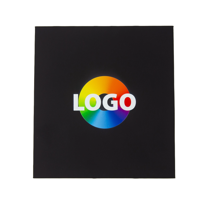 Branded Black Flip Box