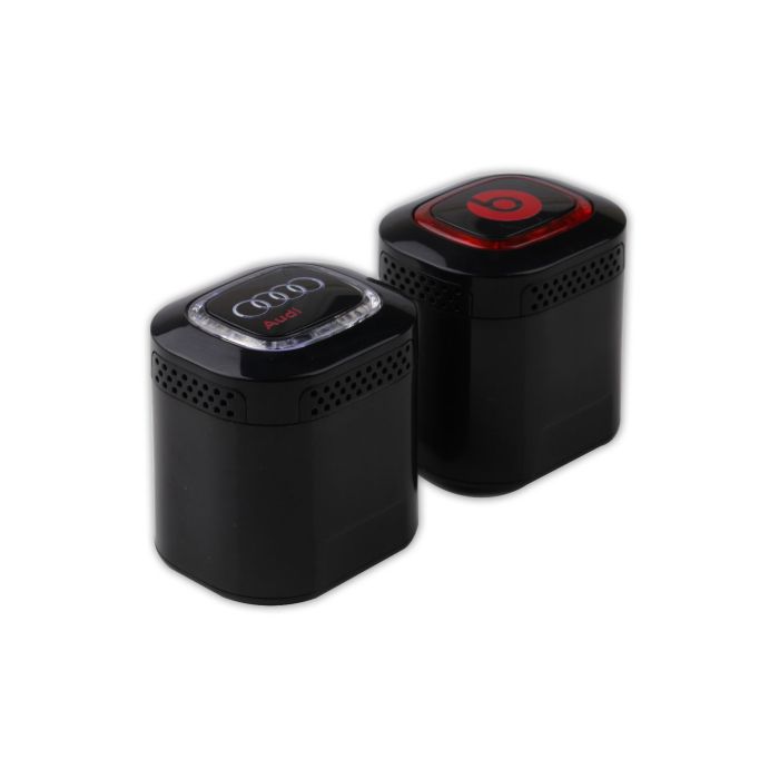 black bluetooth promotional speaker
