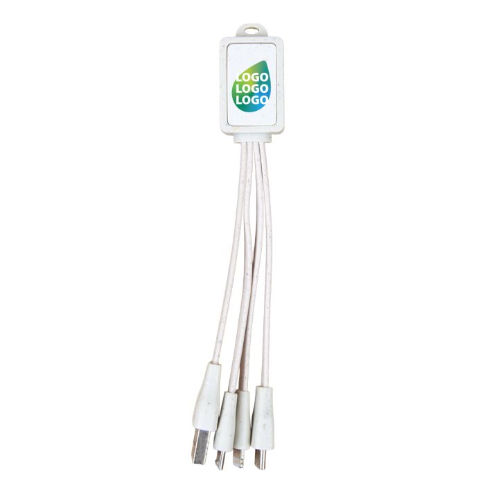 Promotional Eco branded multi cable