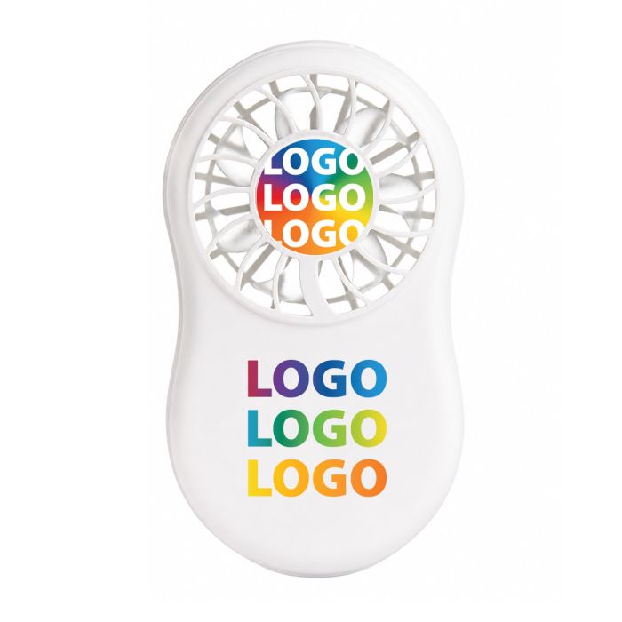 Mini Fan with full bleed logo printed