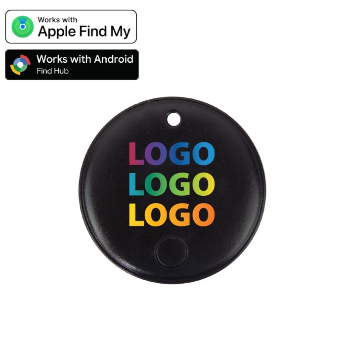 Smart tag black with custom logo