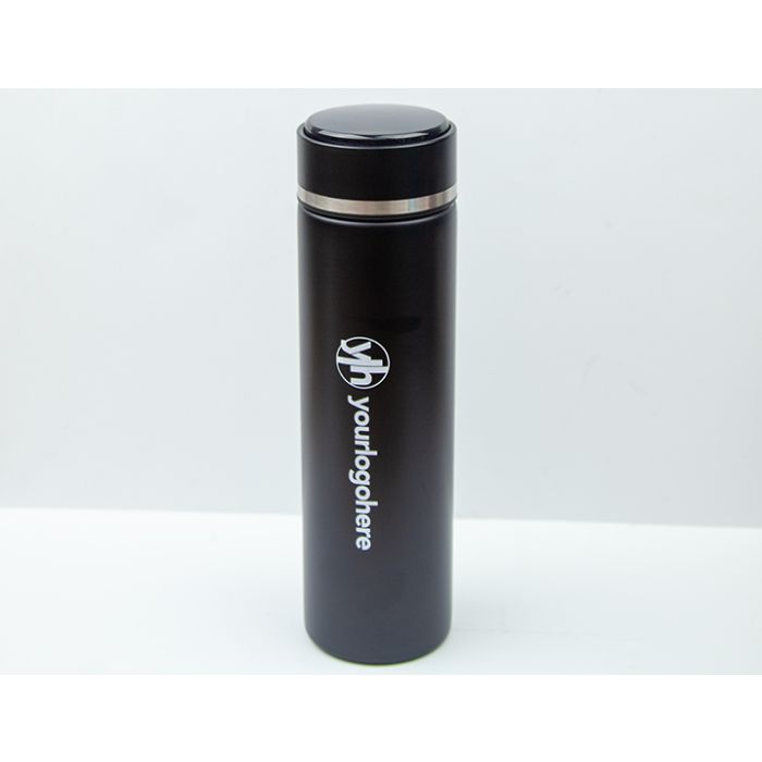 black thermos bottle
