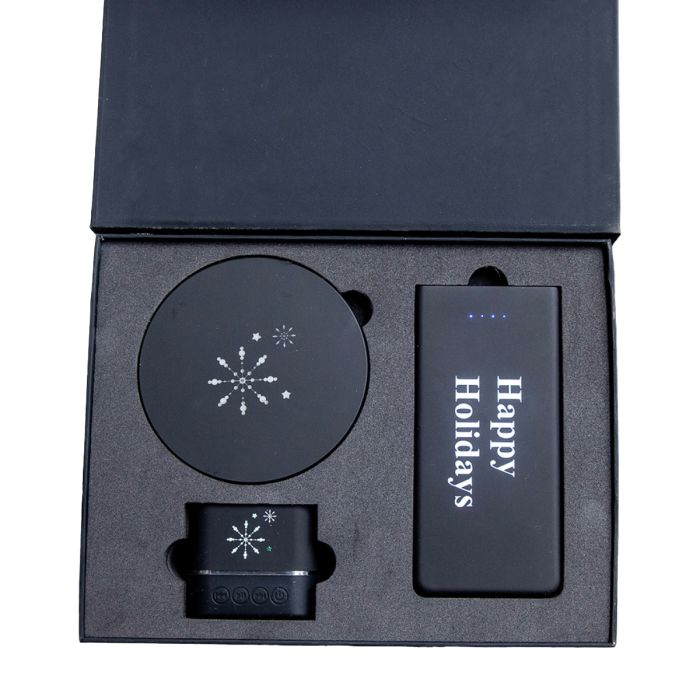 Power Bank, Wireless charger, Speak Promotional gift set