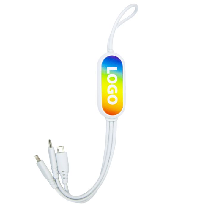 XL 5 in 1 Branded Cable with Full Bleed logo