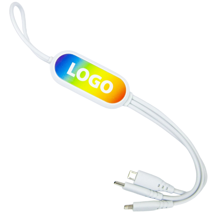 XL 5 in 1 Branded Cable with Full Bleed logo