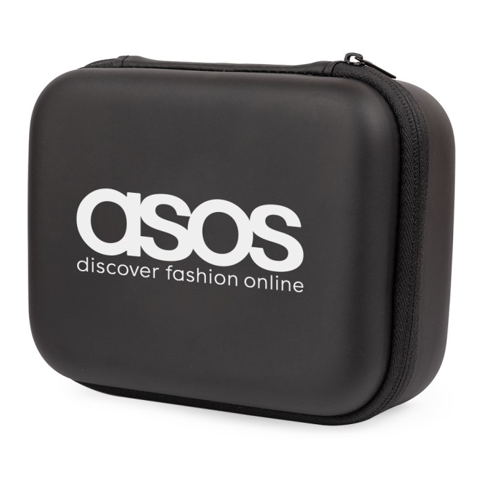 Black zipper pouch sale