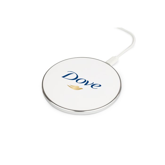 Curve Wireless Charger with dove logo