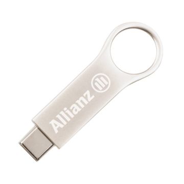 Engraved Metal USB-C flash drive
