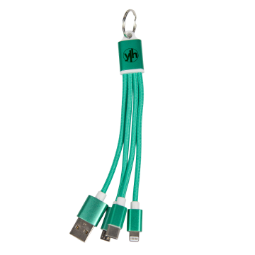 Braided 3 in 1 cable