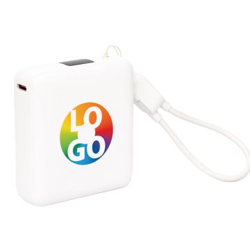 Compact Deluxe 10000mAh Power Bank LED Display
