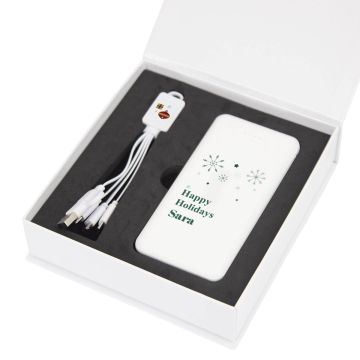 Corporate gift set with Christmas custom branding