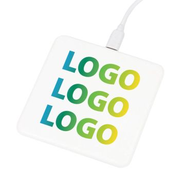 Customised eco 10w wireless charger with logo branded