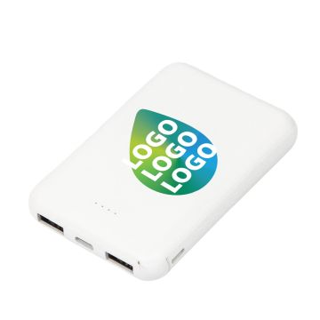 Eco Mini 5000 Power Bank with your eco logo here 