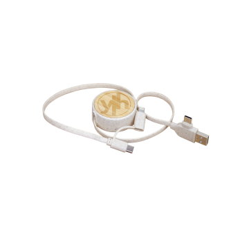 Bamboo Retractable Cable