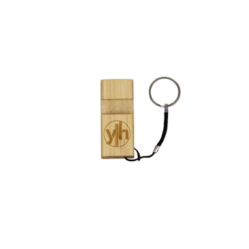 Bamboo Key Ring Phone Holder