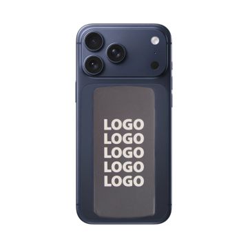 Luxe Magnetic promotional power bank on iphone