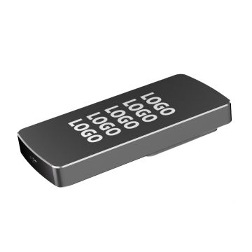 luxe magentic power bank engraved with custom logo