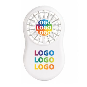 Mini Fan with full bleed logo printed
