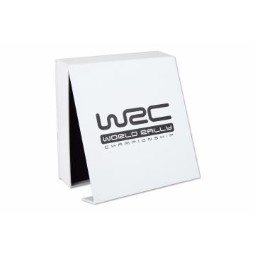 Promotional White Box with logo on front