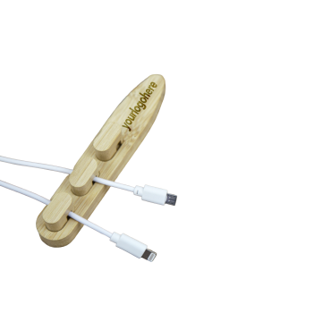 Bamboo Cable Organizer