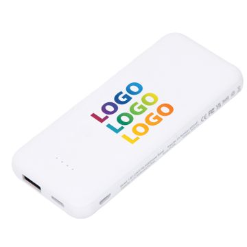 Pocket Pro 5000mAh Power bank with logo printed