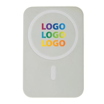 Premium magnetic 5000 Power Bank White
