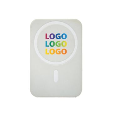 Premium magnetic 5000 Power Bank White