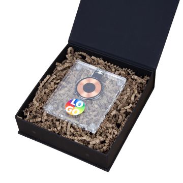 Transparent Wireless Charger Gift Set