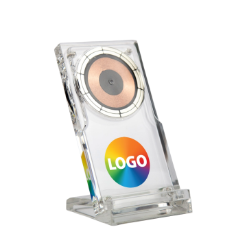 Transparent Wireless Charging Stand Branded with logo