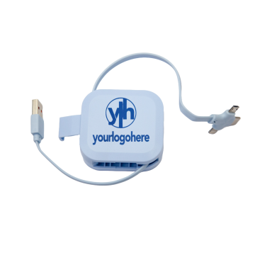 3 in 1 Retractable Square Cable 