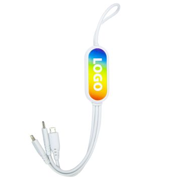 XL 5 in 1 Branded Cable with Full Bleed logo