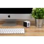 personalised cube speaker on desk thumbnail