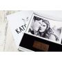 White flip top USB box with photographs thumbnail