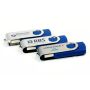 Blue logo branded USB memory sticks thumbnail