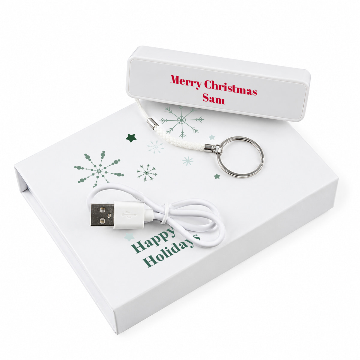 Edge Power Bank & White Flip Box Bundle