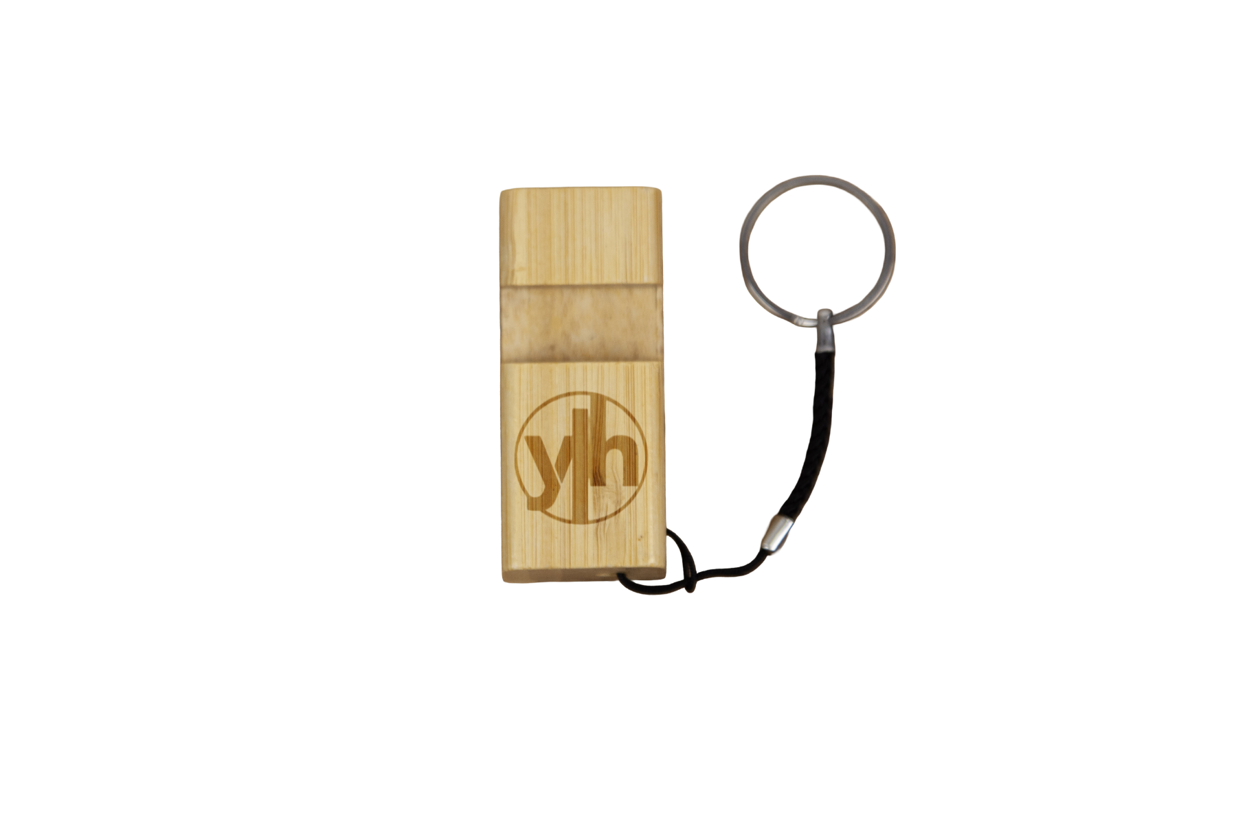 Bamboo Keyring Phone Stand