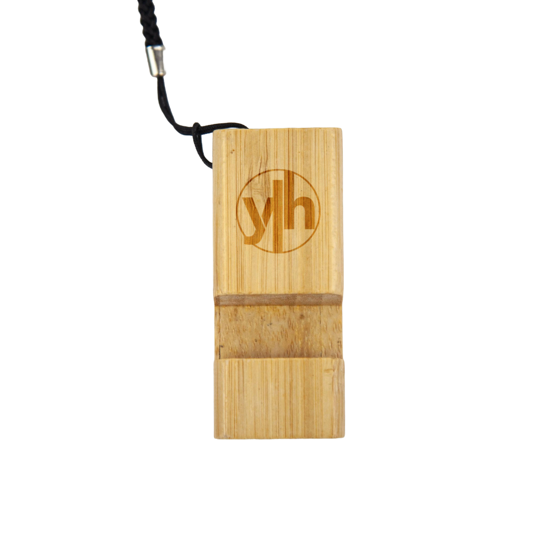 Bamboo Keyring Phone Stand