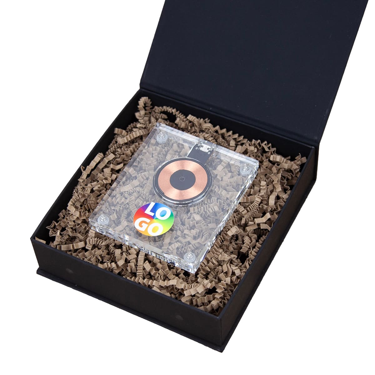 Transparent Wireless Charger Gift Set