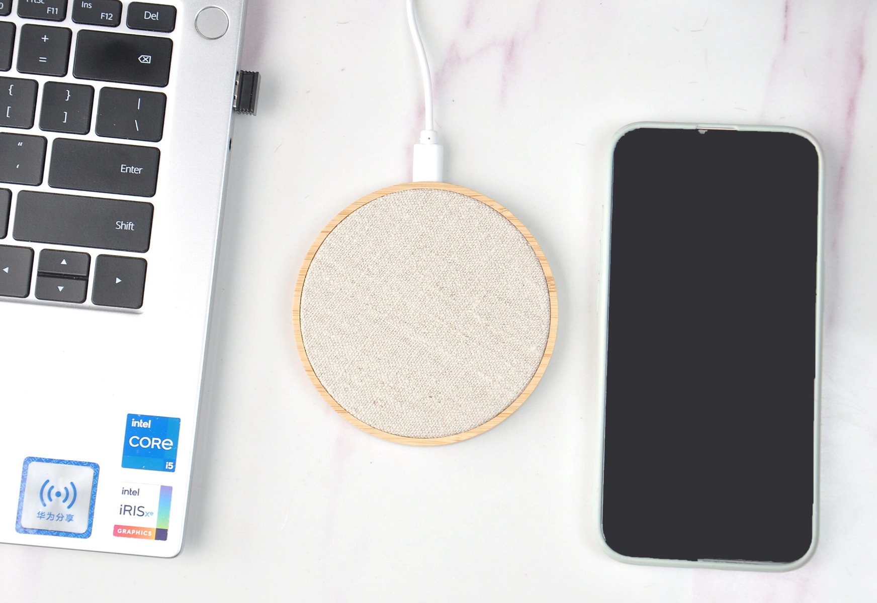 WC31 NICOLE Bamboo Wireless Charger