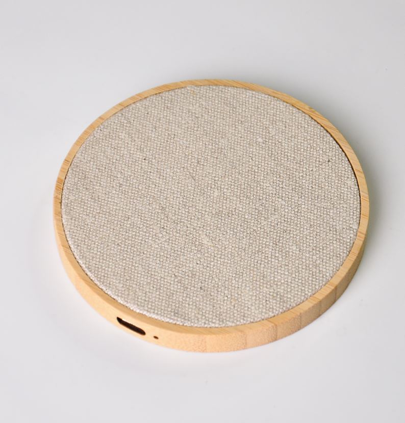 WC31 NICOLE 15W Bamboo Wireless Charger