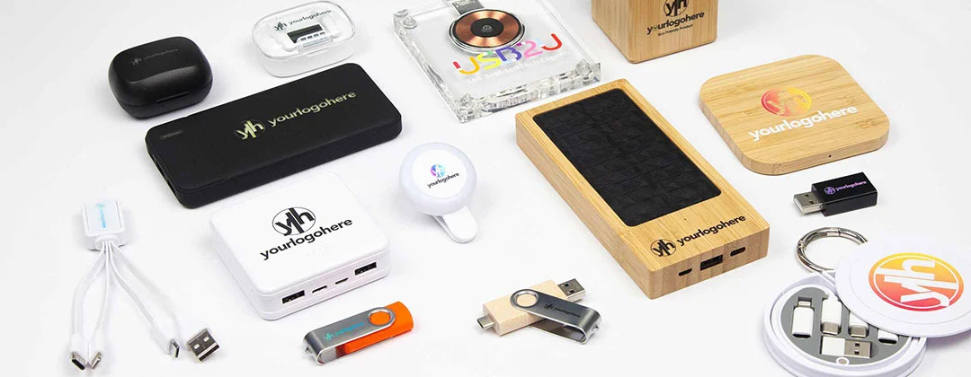 Branded USB Sticks, Power Banks and Promotional Tech
