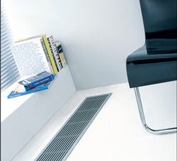 Installed Trench Heater Installed Trench Heater