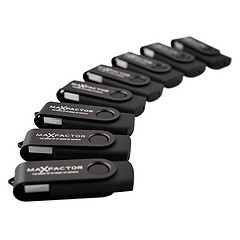 Black black Twister Flash Drive Black black twister flash drive