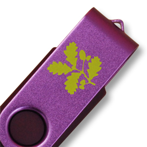 Twister USB Flash Drive - Metalic