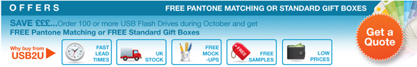 October Free USB Offers October Free USB Offers